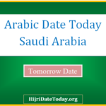 arabic date today